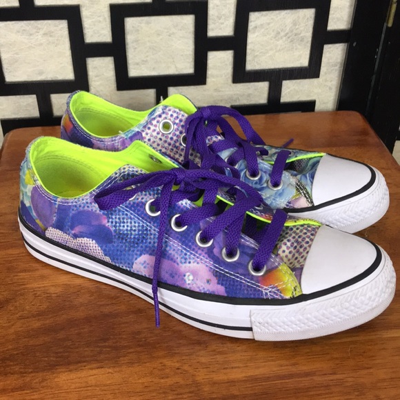 Converse Shoes - Converse All Star digital floral print sneakers